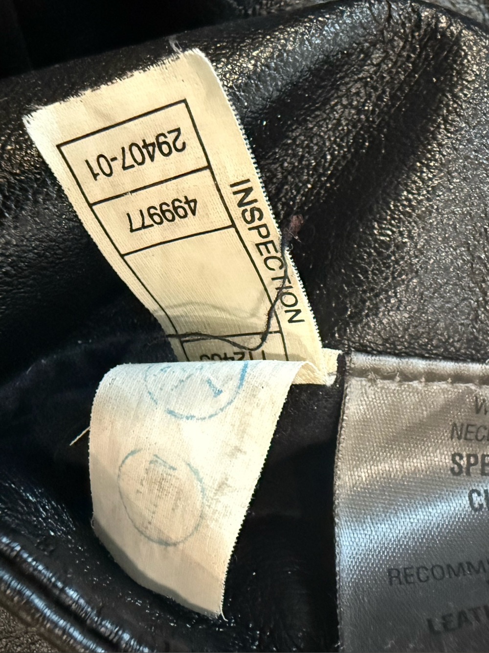 Wilson's Leather Belted Fur Line Jacket - Picture 4 of 6